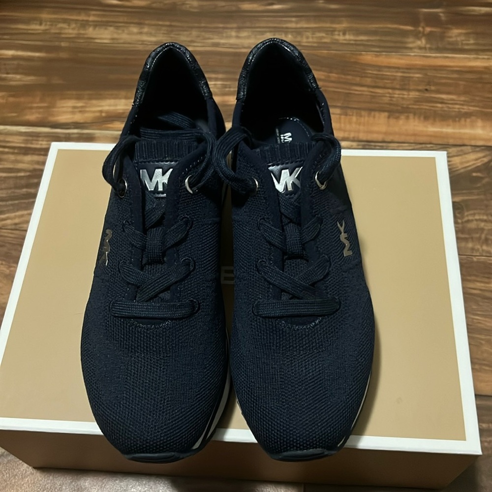 Michael Kors Monique Knit Lace Up Running Sneakers